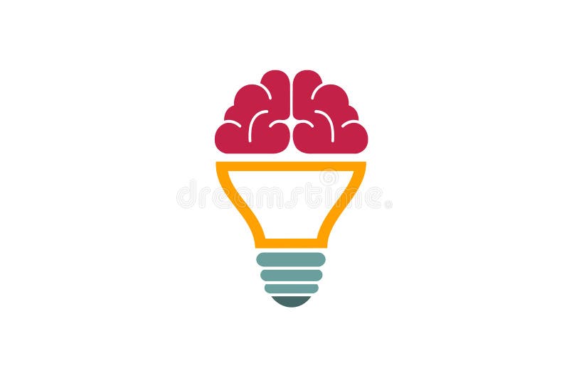 Memory human brain logo Royalty Free Vector Image