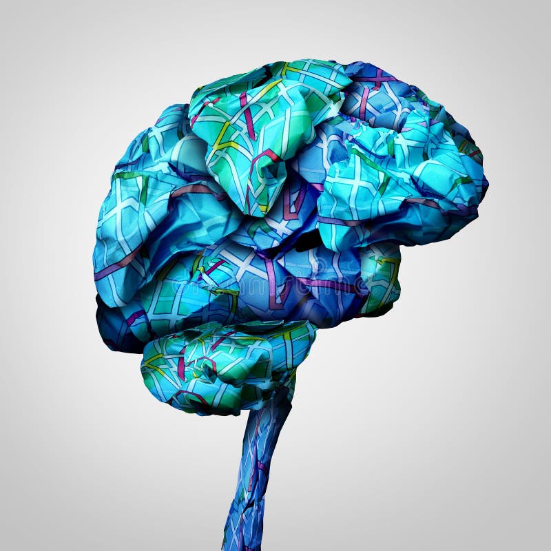 Brain Mapping stock illustration