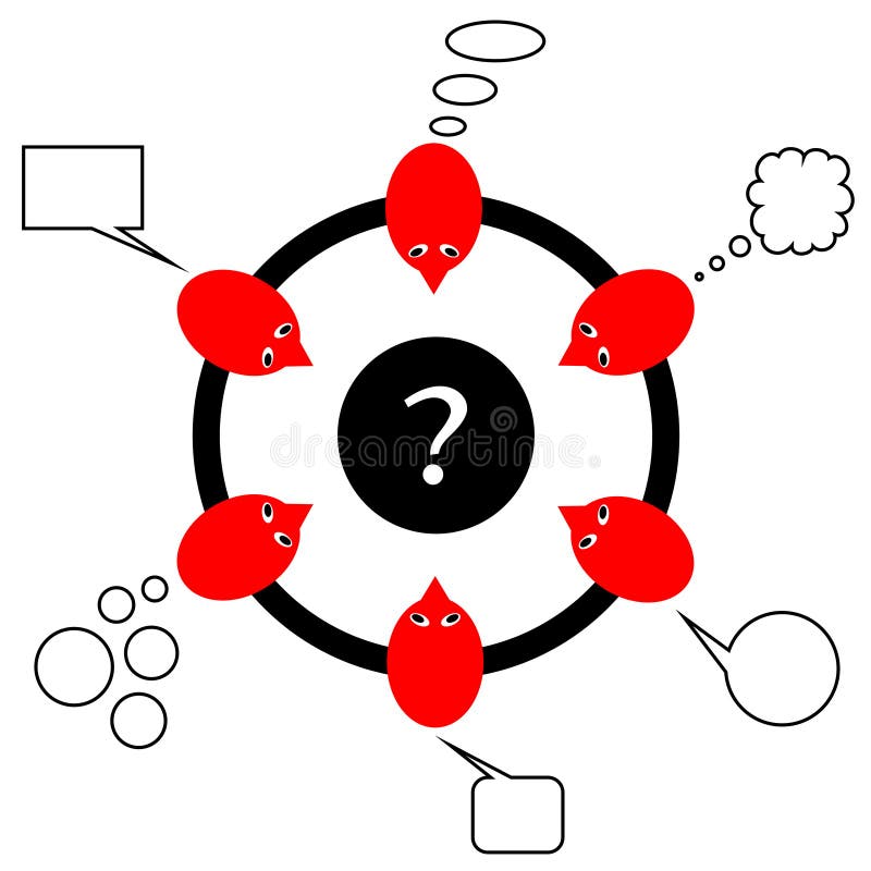 Brainstorm royalty free illustration