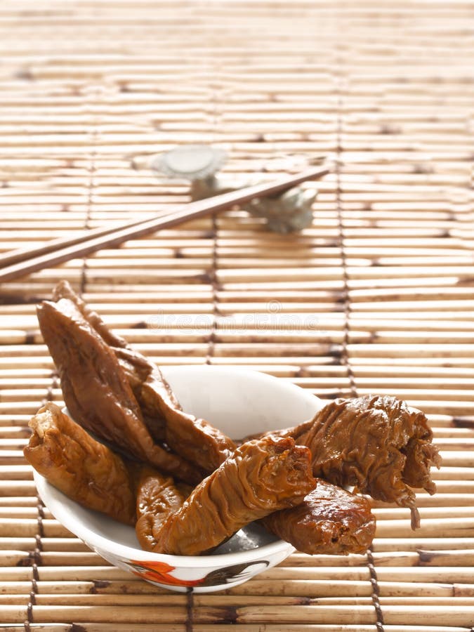 Braised pig intestines stock photo. Image of pork, broiled 31895720