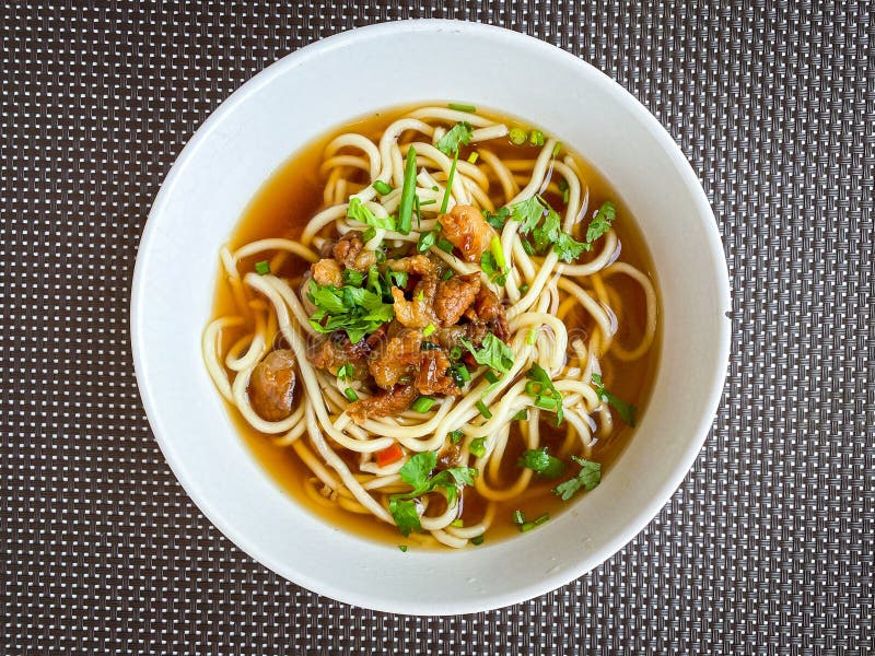 Braised Pork Noodle Asian Food Style Stock Image Image of carrot