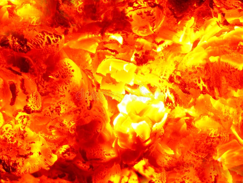 Braises incandescentes image libre de droits Braises incandescentes image libre de droits
