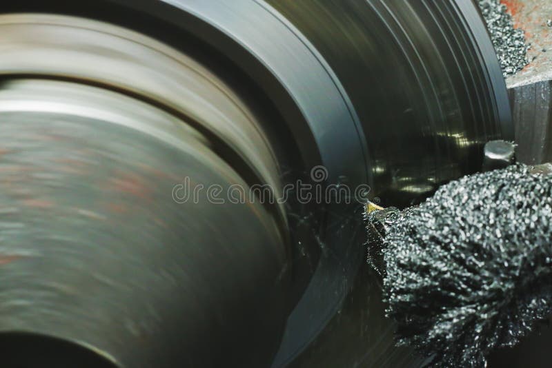 Brake Disc Grinding Machine Working. Stock Image Image of machine