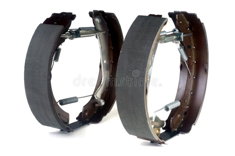 Brake shoes car stock image. Image of detail, alloy, auto 27757447