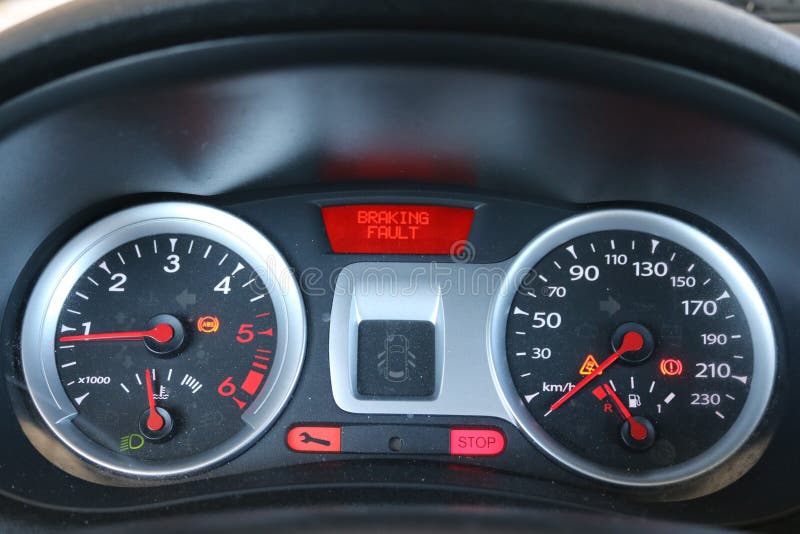 Renault Clio Dashboard Warning Lights