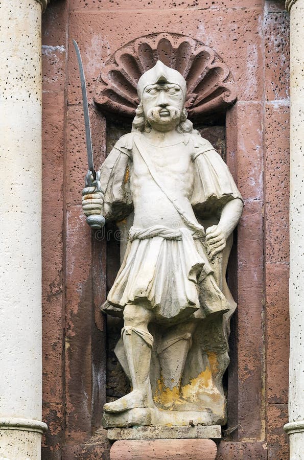 Brama do Opactwa Corvey, Niemcy fotografia royalty free