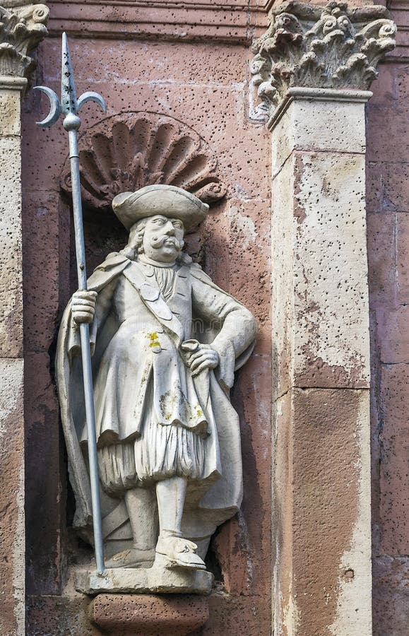 Brama do Opactwa Corvey, Niemcy fotografia royalty free