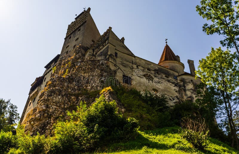 Bran Castle Castelul Bran. Legendary Historical Castle of Dracula in ...