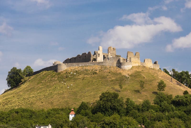 Branc castle ruins near Senica, Slovakia