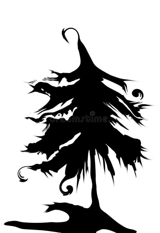 Branchements tordus illustration stock Branchements tordus illustration stock