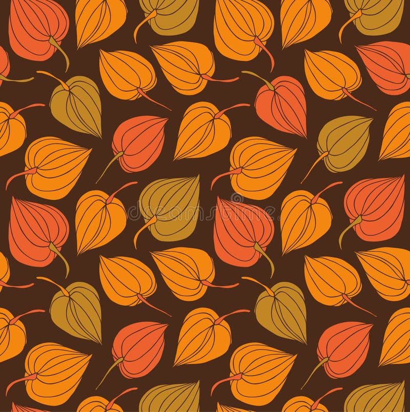 Branches seamless ornamental pattern. Decorative modern floral background royalty free illustration