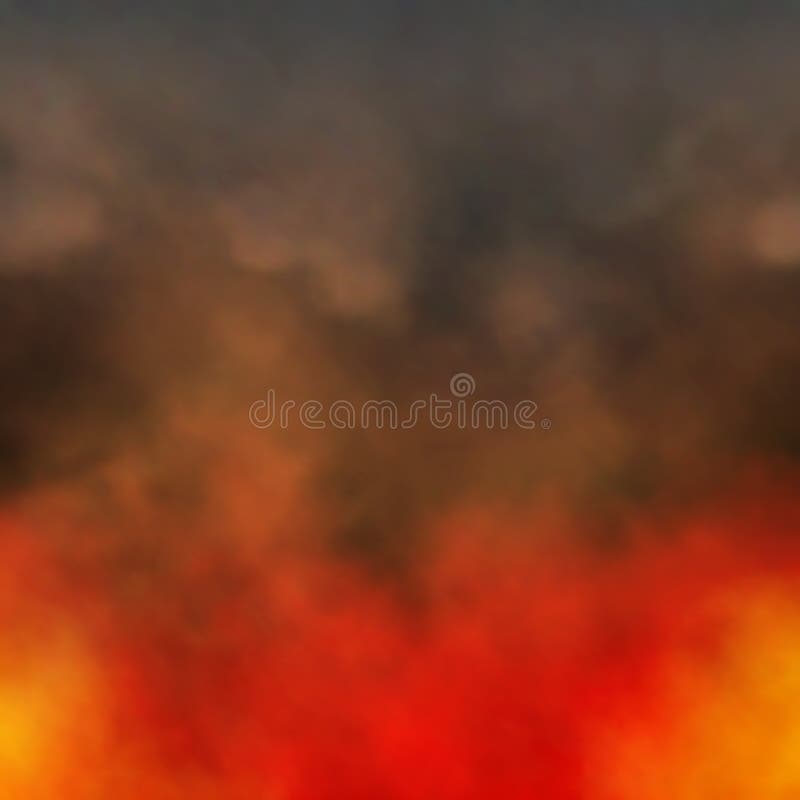 Brand en rook stock illustratie Brand en rook stock illustratie
