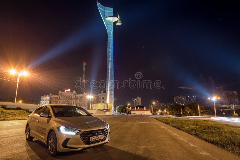 Brand New Motor Cars Hyundai Editorial Photography  Image of city