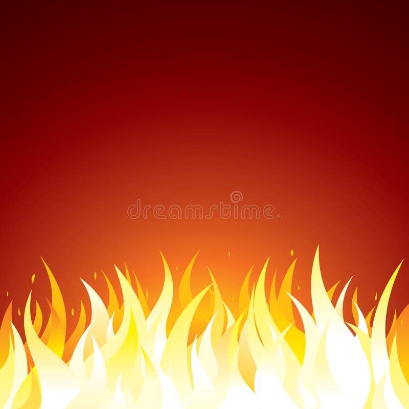 Fire Background. Vector Template for Text or Design. Fire Background. Vector Template for Text or Design