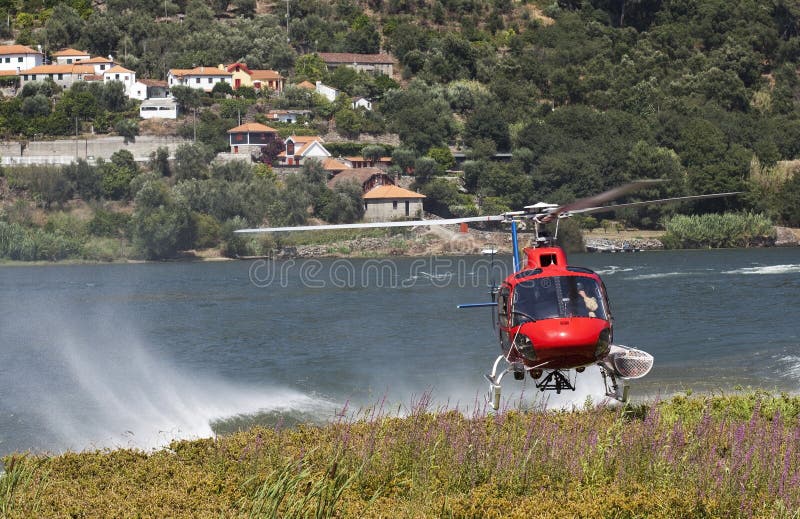 Brandbestrijdings helikopter