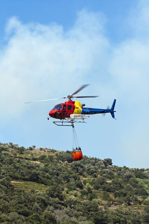 Brandbestrijdings helikopter - Vervoer