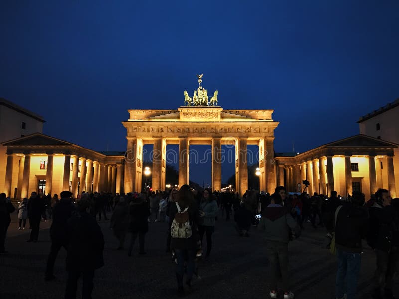 Brandenburg Gate in Berlin stock photo Brandenburg Gate in Berlin stock photo