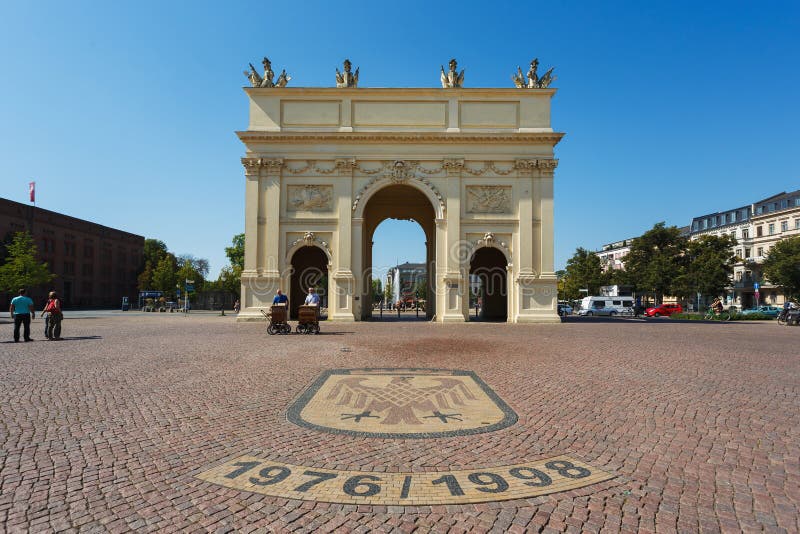Brandenburger Gate in Potsdam Editorial Photography Image of gate
