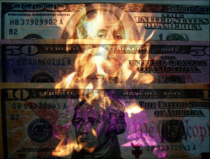Brandend geld