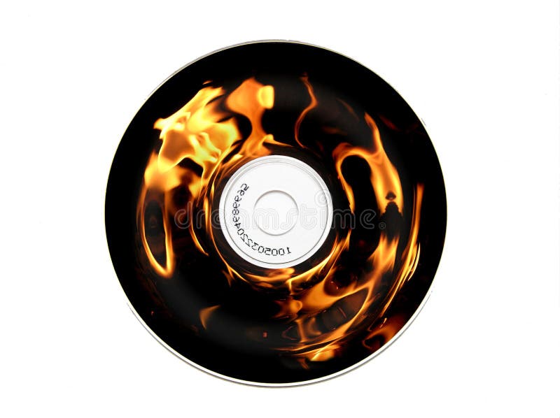 CD het Branden stock foto. Image of broodje, verbranding 366658
