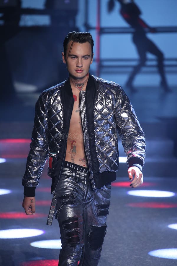 Brandon Lee Walks the Runway at the Philipp Plein Fashion Show ...