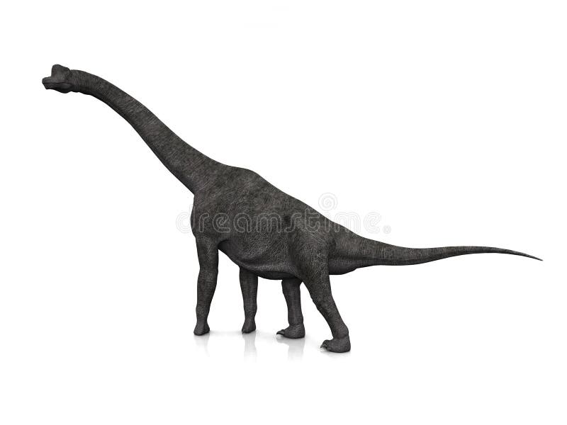 Braquiossauro ilustração royalty free