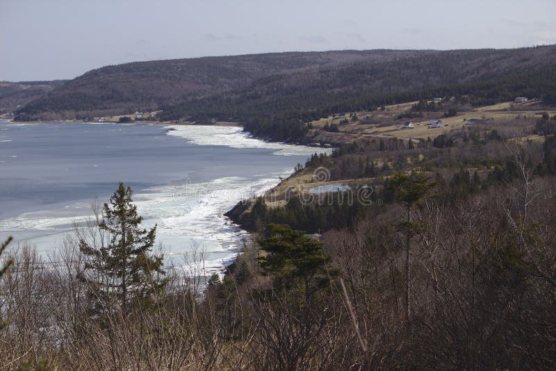 Bras Dor lake stock image. Image of clouds, scenic, island 143861015