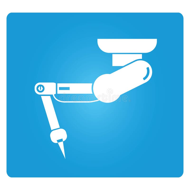 Bras robotique illustration libre de droits Bras robotique illustration libre de droits