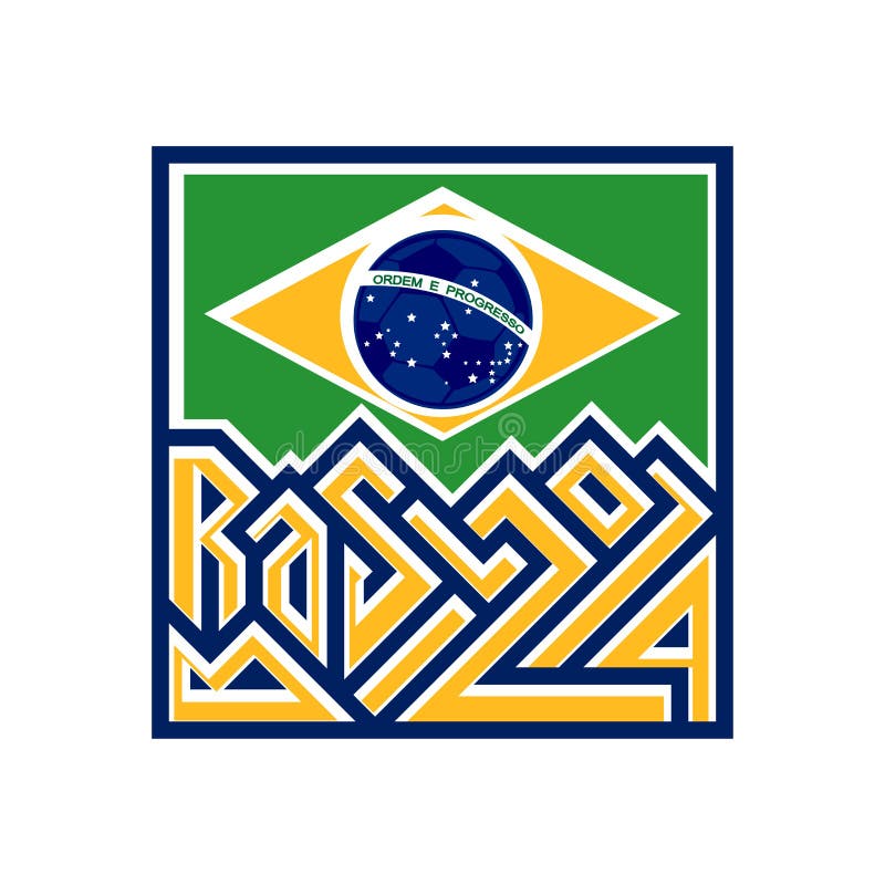 Brasil 2014 stock illustration Brasil 2014 stock illustration