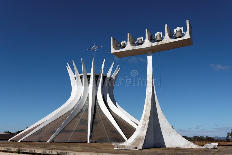 Brasilia Cathedral royalty free stock photo Brasilia Cathedral royalty free stock photo