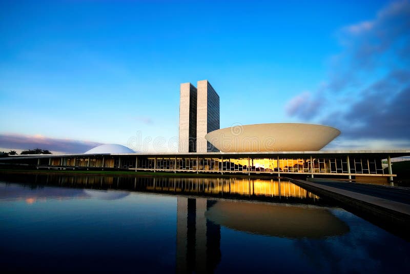 Brasilia DF, Brazylia, Maj,/- 27, 2007: Brazylijski obywatel Congres fotografia royalty free
