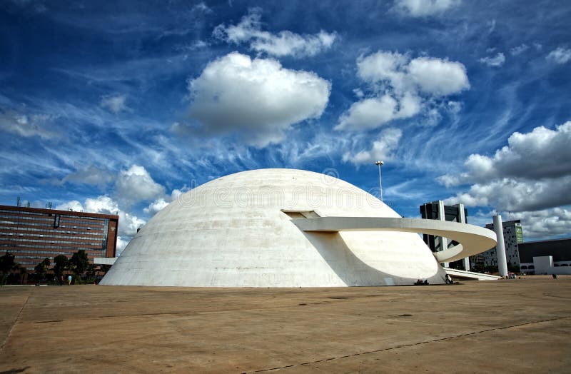 Brasilias Nationalmuseum Der Republik Redaktionelles Stockbild Bild