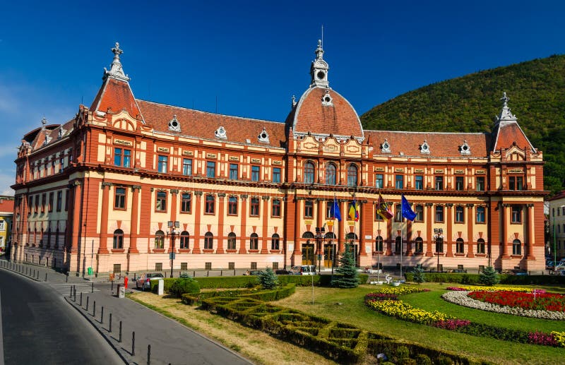 Central administration building of Brasov county, in Romania, XIXth century neobaroque architecture style. Central administration building of Brasov county, in Romania, XIXth century neobaroque architecture style.