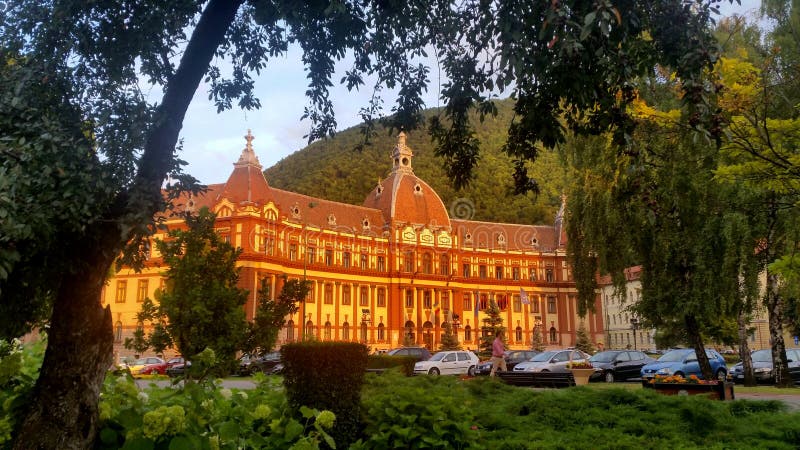 Brasov county council building in Transylvania, Romaniaa royalty free stock image Brasov county council building in Transylvania, Romaniaa royalty free stock image