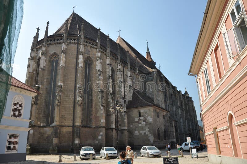 Brasov, Czarny kościół zdjęcia stock Brasov, Czarny kościół zdjęcia stock