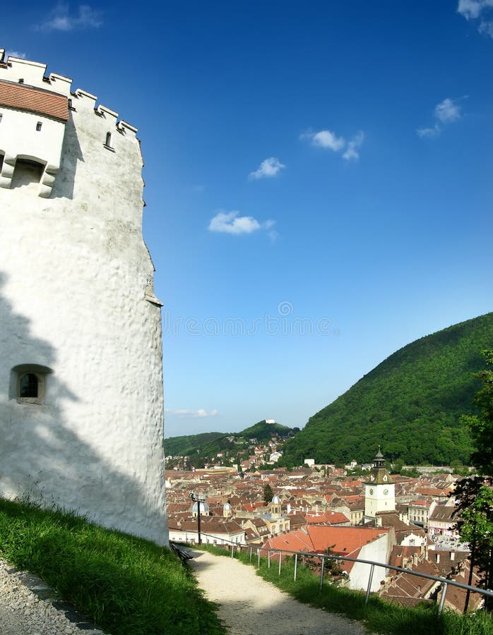 Brasov old Center, Romania royalty free stock photo Brasov old Center, Romania royalty free stock photo