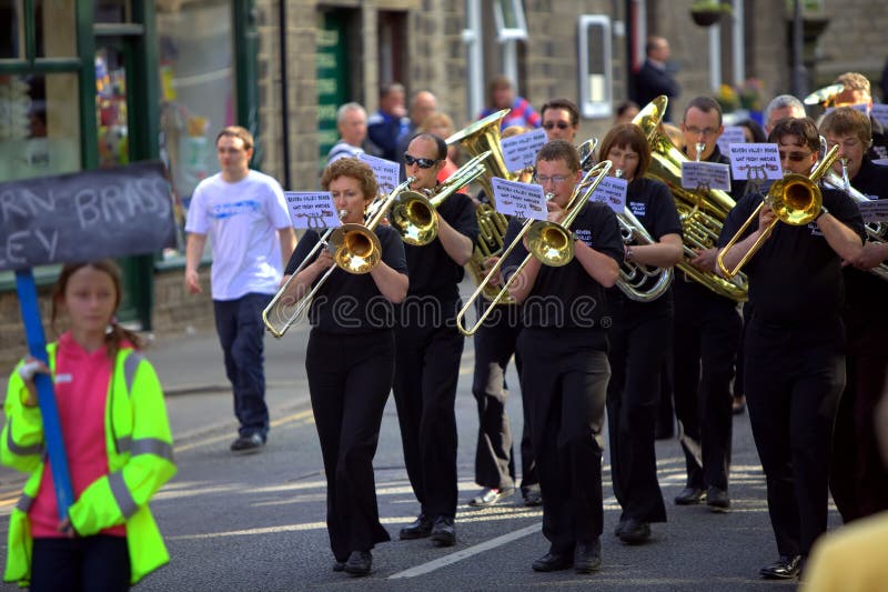 Brass Band Contest editorial photo. Image of drum, street 14520676