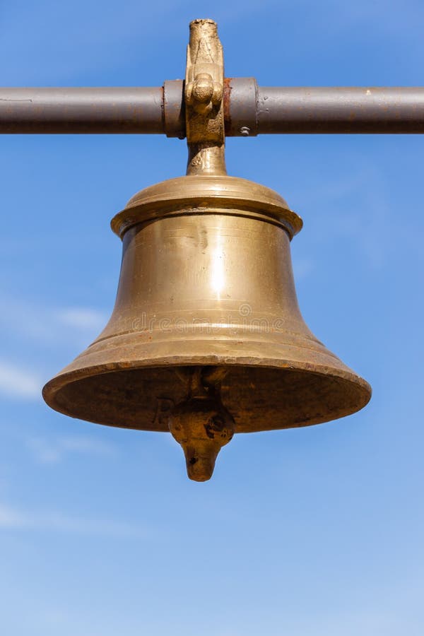 Brass Bell stock image. Image of bell, sound, warning 75843517