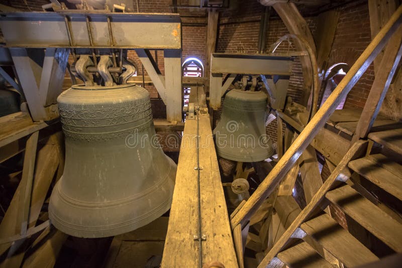 Brass Bells in a church tower