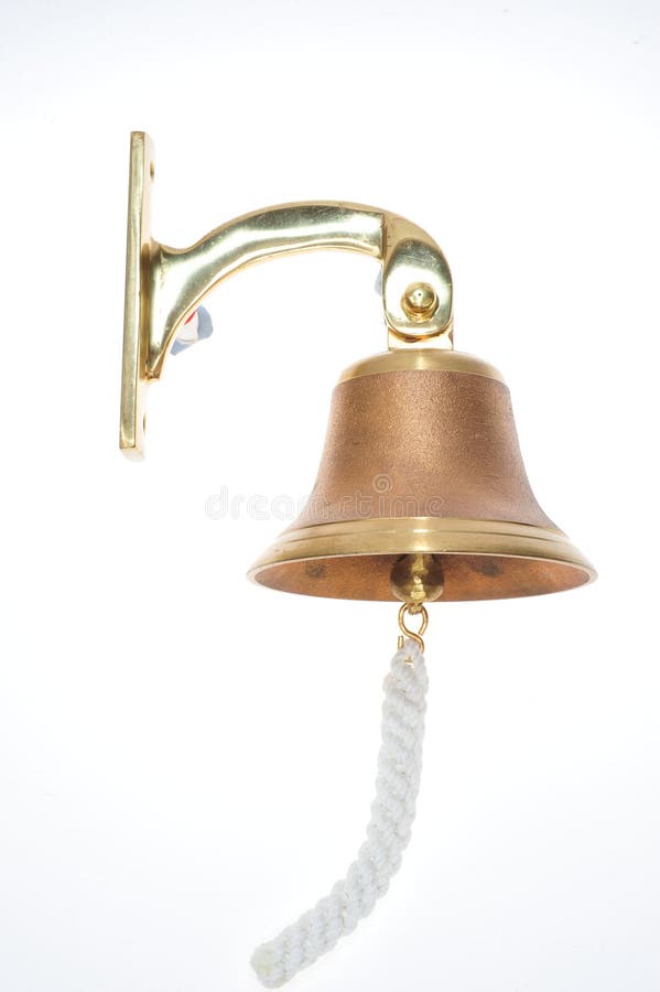 Brass Door Bell stock photo. Image of melody, shine, object 18416442