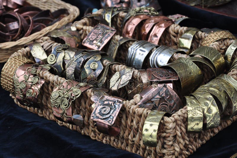 Brass jewelry stock image. Image of crafts, accessories 26529915