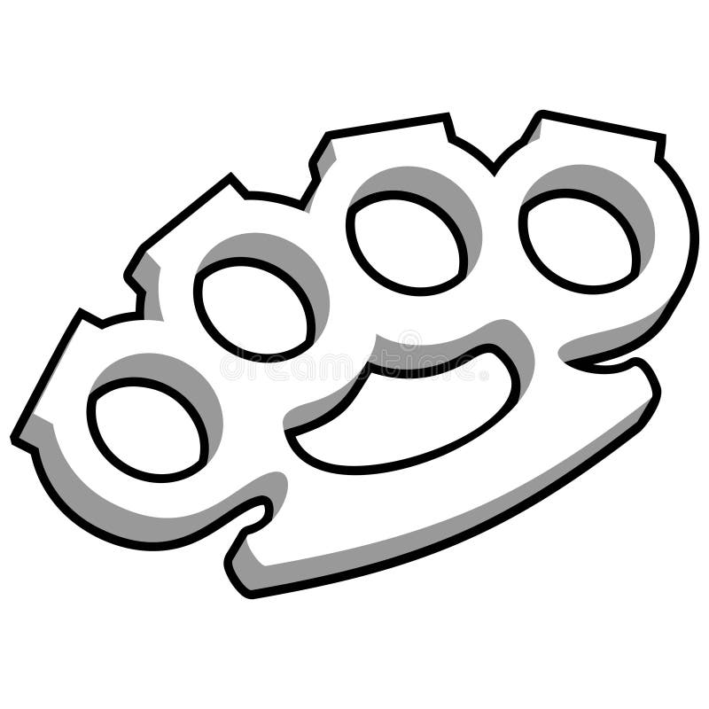 Brass Knuckles Drawing Tattoo