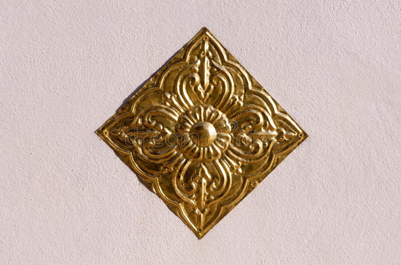 Brass plate stock photo. Image of square, wall, carve 83918944