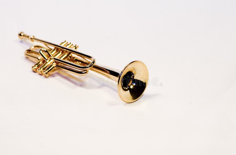 Brass trumpet stock photo. Image of entertainment, sound 742434
