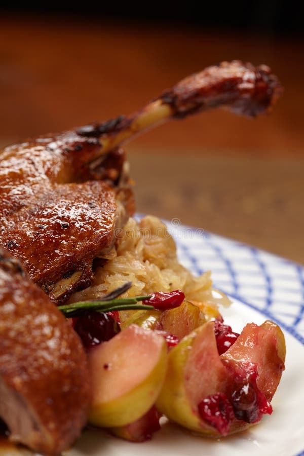 Braten-Ente lizenzfreies stockbild