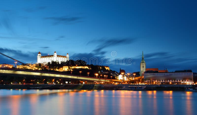 Bratislava castle and bridge