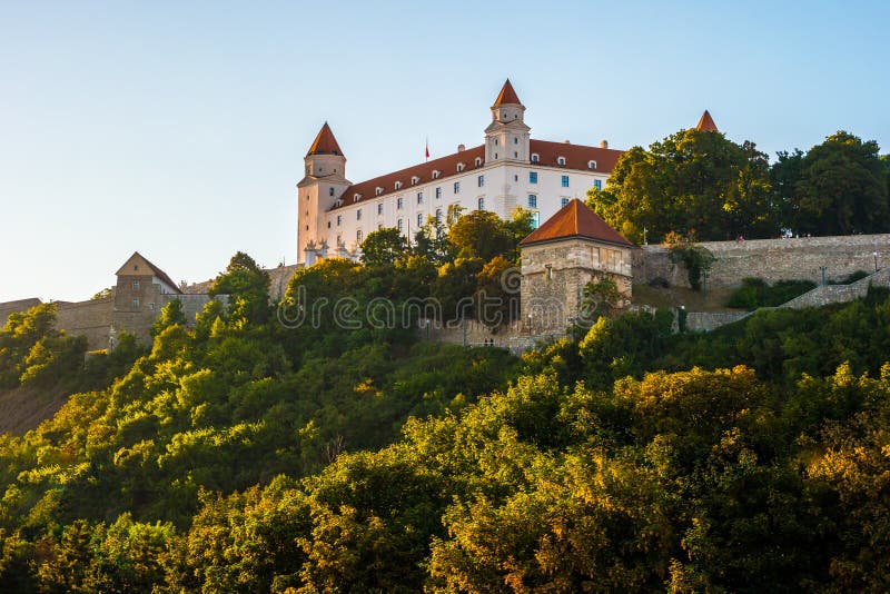Bratislavský hrad v hlavnom meste Slovenskej republiky.