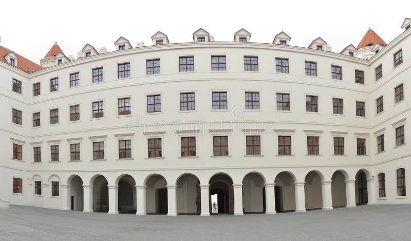 Bratislava castle courtyard