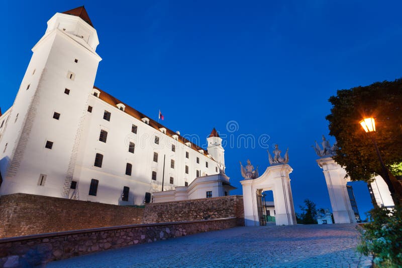 Bratislava castle and gates