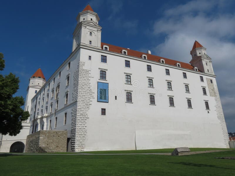 Bratislava castle on the hill in Bratislava